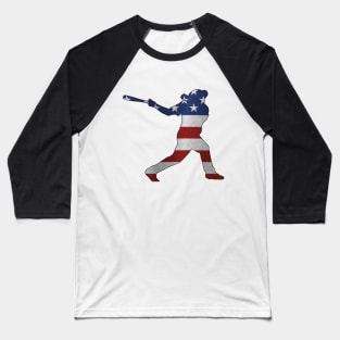 Baseball American Flag . Patriotic USA Sports Fans Baseball T-Shirt